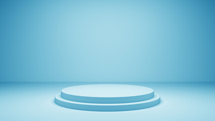 블루 무대 배경 Blue Stage Background