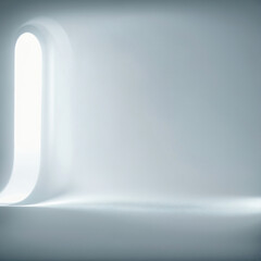 White minimalist space background