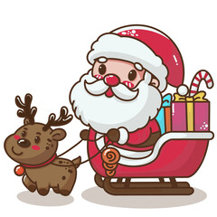 Snta claus let’s go deer