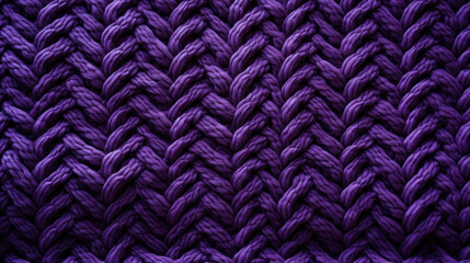 Knitted dark purple fabric