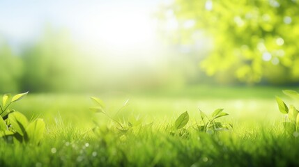 A Serene Meadow With Lush Foliage and Tranquil Woodland Scenery, shallow depth of field background