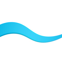 blue line banner bottom bar