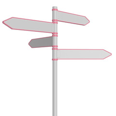 화살표 도로 표지판 이정표 Arrow Road Sign