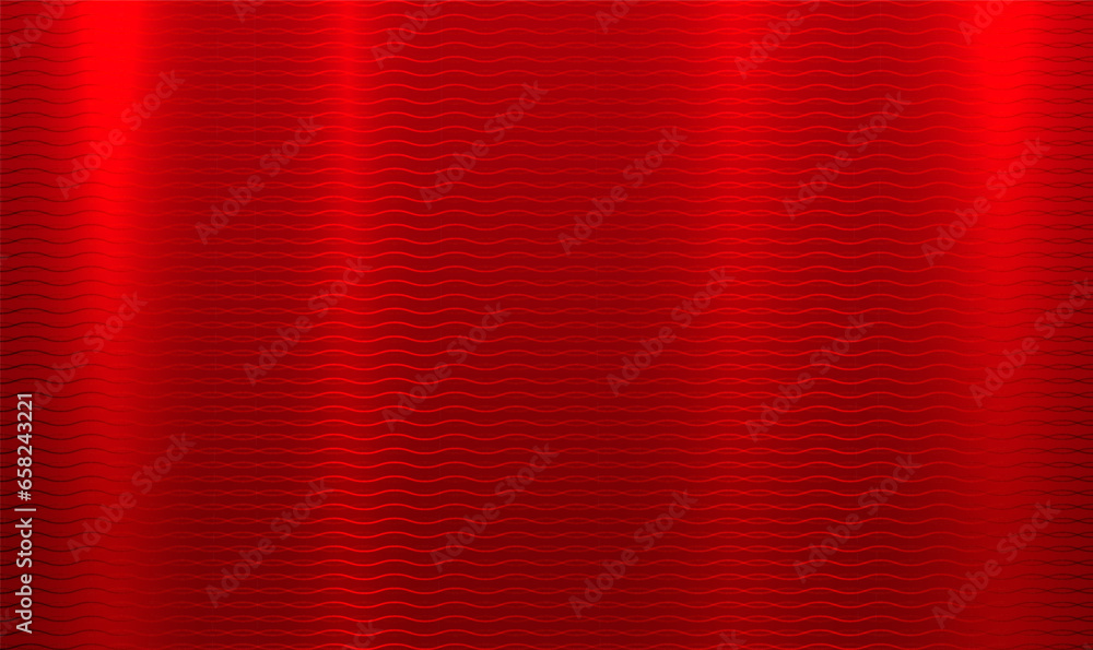 Poster abstract red wave vector background with light effect. red abstract futuristic background for christ