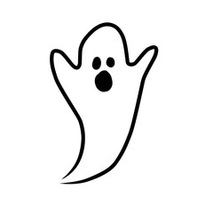 Halloween with cute and spooky characters and stuff