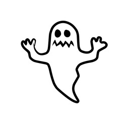 Halloween with cute and spooky characters and stuff