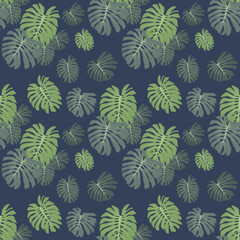 seamless pattern with leaves