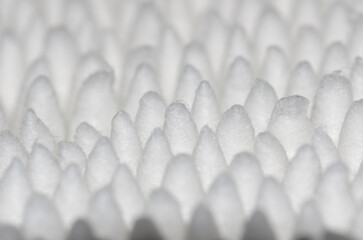 Close up of wooden cotton swab