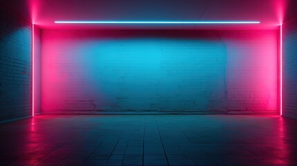 Neon Empty Room