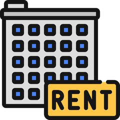 Rental Office Building Icon