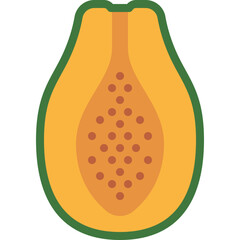 Papaya Fruit Icon