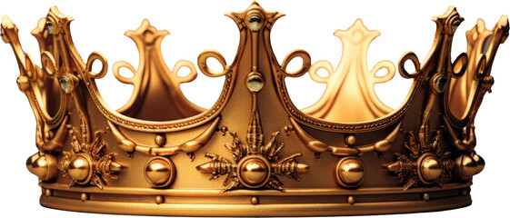 golden crown transparent background PNG clipart