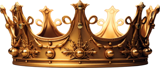 golden crown transparent background PNG clipart