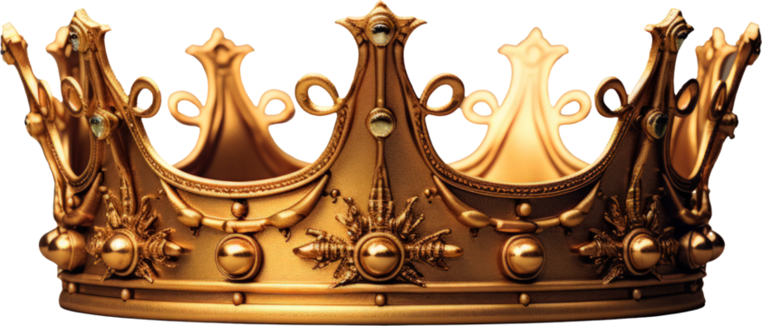 golden crown transparent background PNG clipart