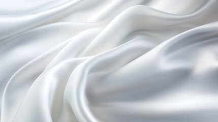 Fototapeta premium White Silk. pastel