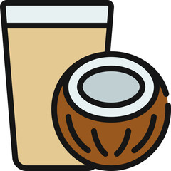 Coconut Water Icon