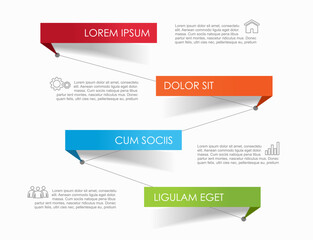 Infographic design template with place for your data. Vector illustration.