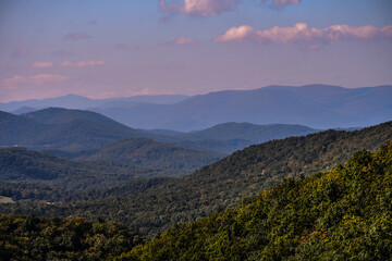 Blue Ridge Mountains, Shenandoah National Pak, Virginia