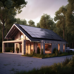 3d Building Floor Plan.engineer works  designing architecture plans with futuristic technology. Architect working in blueprints whit innovative technology design.Hologram