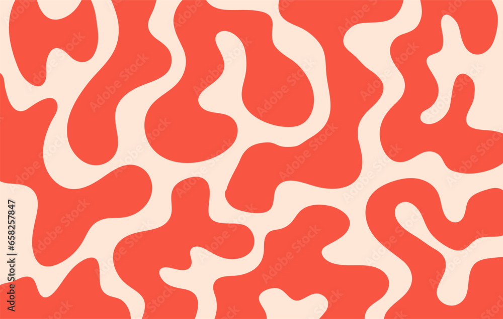 Aufkleber abstract horizontal background with colorful waves. trendy vector illustration in style retro 60s, 7