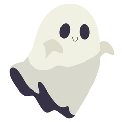 cartoon ghost Halloween Season