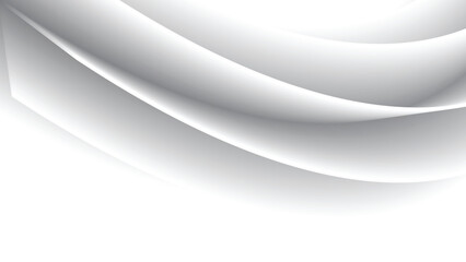 Abstract white fluid flow background with smooth line futuristic Geometric Textured intricate 3D wall Light wave White	