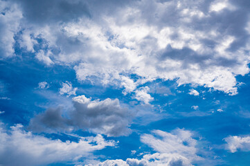 Naklejka na ściany i meble blue sky with cloud. Abstract clouds in blue sky. Texture background