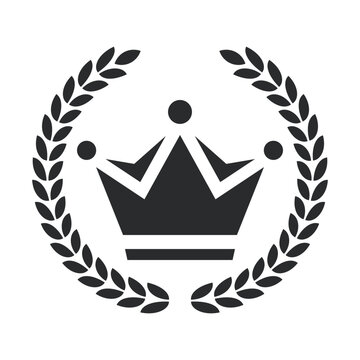Crown king vector logo design