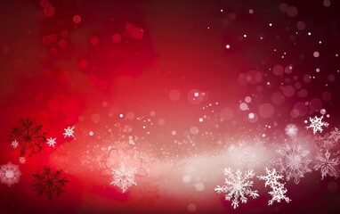 Obraz na płótnie Canvas Christmas illustration with various small snowflakes. AI, Generative AI