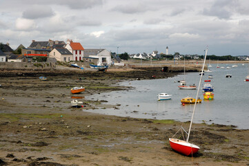 Le port, bord de mer; region Bretagne; Port Louis; 56, Morbihan, France