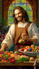 Jesus Cooking