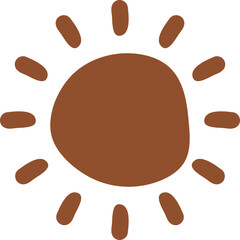 Scandinavian Drawing Sun