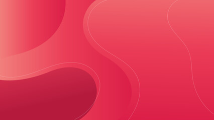Rad abstract background, Red banner