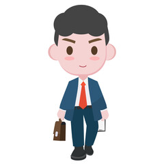 businessman in office