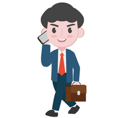 businessman in office