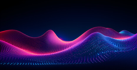 Dark purple vector background with blue and pink lines. Looks like tiny dots art. Great for cool designs. abstract background of dots and patterns