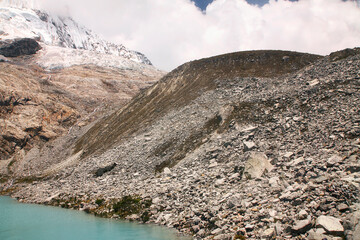 Reise durch Südamerika. In Peru wandern zur Lagune 69.