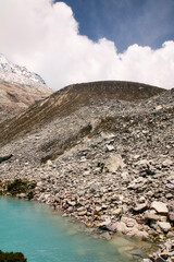 Reise durch Südamerika. In Peru wandern zur Lagune 69.
