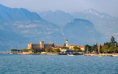 Torri del Benaco town on Lake Garda, Italy