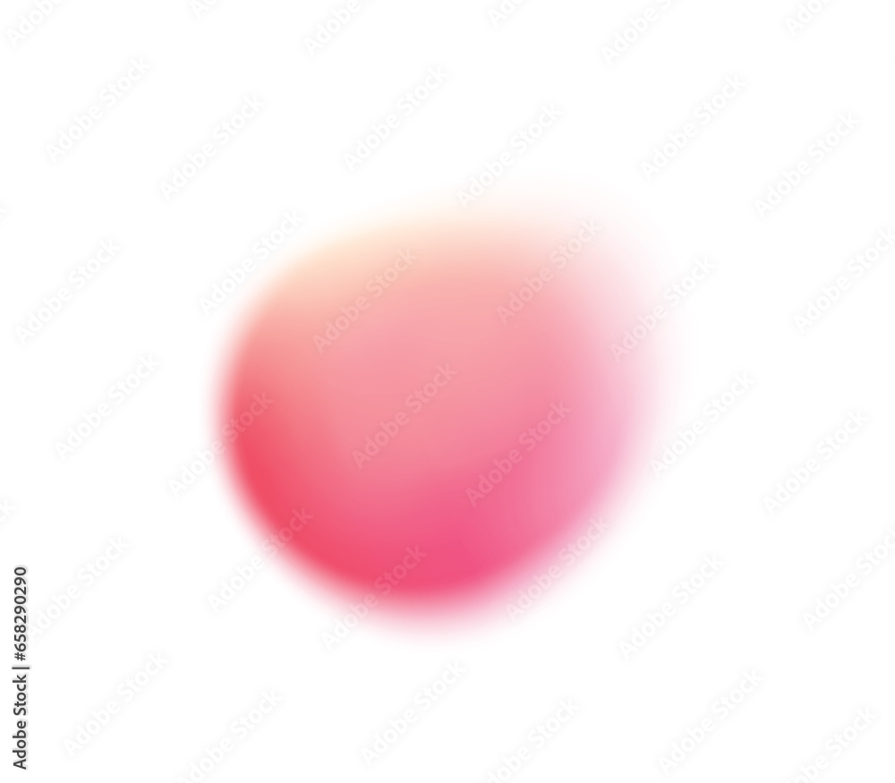 Poster color gradient round shape vector abstract background. bright