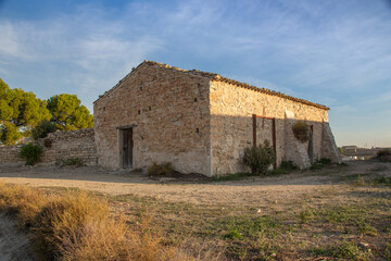 El municipio de La Almolda en la Comarca de los Monegros en la provincia de Zaragoza 