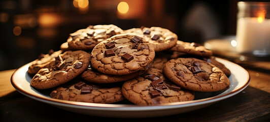 Chocolate cookies. 