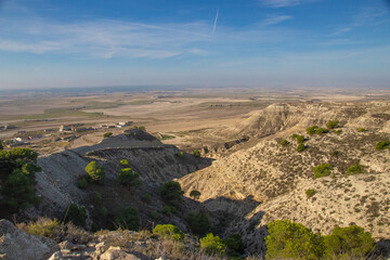 El municipio de La Almolda en la Comarca de los Monegros en la provincia de Zaragoza 