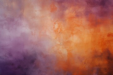 a purple and orange vintage elegant abstract paint background, in the style of light bronze and red, textured canvas, renaissance-inspired chiaroscuro. generative AI - obrazy, fototapety, plakaty