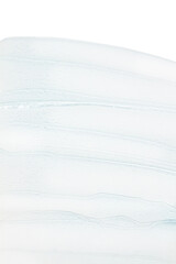Obraz premium Lots of flowing clear blue gel, serum. On an empty transparent background.