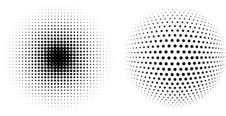 Halftone dot tone grunge effect abstract pattern texture vector graphic retro illustration.gradient geometric element art shape modern creative pop wallpaper vintage monochrome print frame - obrazy, fototapety, plakaty