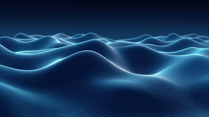 Neon Waves Background