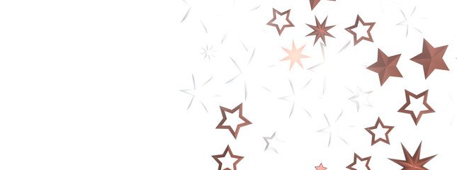 Descendant Christmas Constellations: Mind-Blowing 3D Illustration of Falling Festive Star Patterns