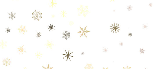 Snowflake Whirlwind: Exquisite 3D Illustration of Descending Christmas Snowflakes in Motion