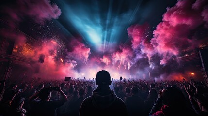 Music and DJ festival. Generative AI